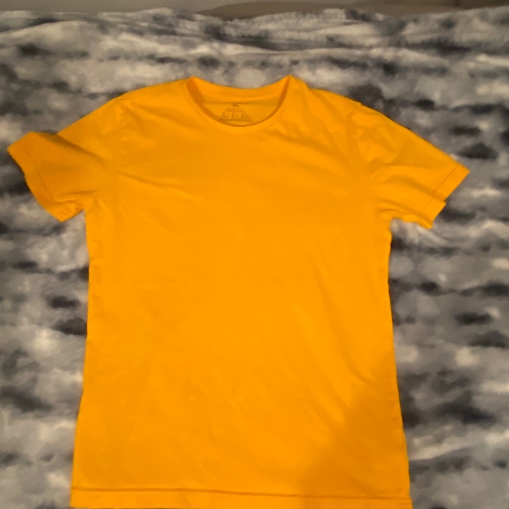 Orange plain t shirt